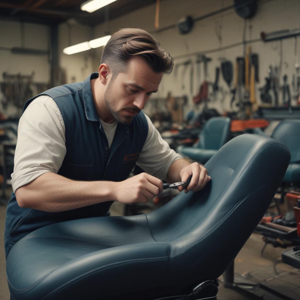 Перетяжка и ремонт автомобильных кресел - изображение 3