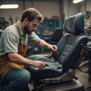 Перетяжка и ремонт автомобильных кресел